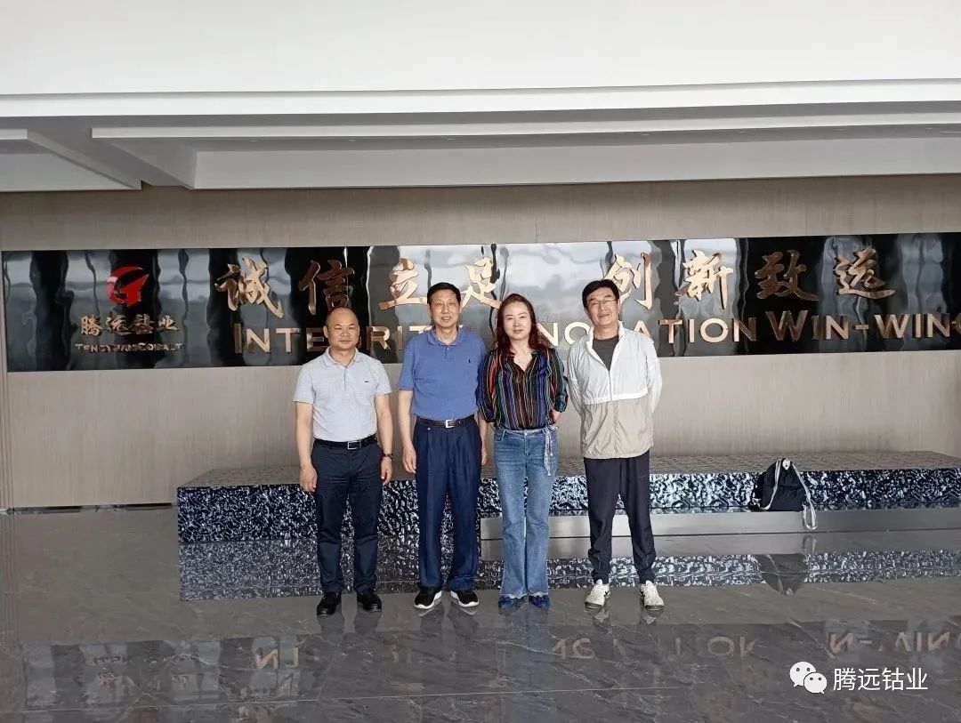 热烈欢迎赣州市企业联合会一行领导莅临优发娱乐·(国际)官方网站钴业调研